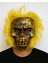 Wild Skull - Bakır Kafatası Sarı Saçlı Iskelet Maske 1