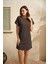 Arias Closet Günlük Kısa Kol Bisiklet Yaka Cotton Düz Yazlık Kısa Kahve Pijama Takımı OZN-20665 1