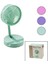 Mini Fan W-1630-A SDR-B07 M.üstü Vantilatör USB Şarjlı Katlanır Fan=12.5cm - Ayak=12.5cm 180 Derece Ayarlı Telefonluklu (5060) 1