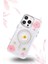 iPhone 14 Pro Flower Magsafe Kapak - Pembe 3