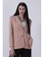 Bej Vatkalı Astarlı Blazer Ceket 0105110.55 2