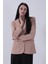 Bej Vatkalı Astarlı Blazer Ceket 0105110.55 5