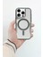 iPhone 14 Pro Max Kılıf Boyi Magsafe Silikon Kapak - Titan Gri 2