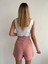 Kapaklı Şort Etek Pudra S208 2