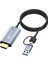 4K HDMI Uyumlu Tip-C+Usb Yakalama Kartı 1080P Bilgisayar Oyunu Cep Telefonu Canlı Ses Video Yakalama Kartı 1.8m (Yurt Dışından) 5