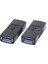 Adet USB 3.0 Tip A Dişi Dişi Adaptör Çoğaltıcı Cinsiyet Değiştirici Konnektör (Yurt Dışından) 3
