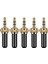 10 Adet 3.5mm Fiş Konnektörü Mini 3.5mm Vida Kilidi Stereo Jak Fişi Sennheiser Shuer Kablosuz Mikrofon Kablosu Için (Yurt Dışından) 2