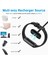 Fitbit Şarj 5/lüks USB Kablosuz Manyetik Şarj Aleti Kablosu Şarj Standı Taşınabilir Adaptör Akıllı Saat Aksesuarları 0.5 M (Yurt Dışından) 4