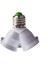E27 1 Ila 2 E27 LED Işık Lamba Ampul Adaptörü Dönüştürücü Bölünmüş Splitter Taban Soketi (Yurt Dışından) 2