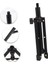 Taşınabilir Mikrofon Standı Masaüstü 1/4 Tripod Masa Standı Ayarlanabilir Mikrofon Standı Mikrofon Klips Tutucu Braketi (Yurt Dışından) 3