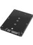 Siyah B + M Anahtar Soket 2 M.2 Ngff (Sata) Ssd'den 2.5 Sata Adaptör Kartına Kasa ile (Yurt Dışından) 5