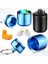 4 Paket Kulak Tıkacı Taşıma Çantası Anahtarlık, Taşınabilir Anahtarlık Hap Tutucu Kılıf, Su Geçirmez Metal Kulak Tıkacı Kılıfı Hap Kabı (Yurt Dışından) 2