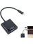 Usb-C Usb3.1 Tip C Adaptör Kablosu VGA Erkek Macbook 12 Inç Için VGA Dişi Video Aktarım Dönüştürücü 1080 P (Yurt Dışından) 2