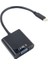 Usb-C Usb3.1 Tip C Adaptör Kablosu VGA Erkek Macbook 12 Inç Için VGA Dişi Video Aktarım Dönüştürücü 1080 P (Yurt Dışından) 3
