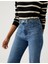 Yüksek Bel Flared Fit Jean Pantolon 4