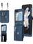 Samsung Galaxy Z Flip7 5g Cep Telefonu Kılıfı Pu Deri + Tpu Rfıd Engelleme Kart Yuvaları Kapağı 2 Kayışlı (Yurt Dışından) 1