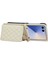 Samsung Galaxy Z Flip7 5g Kickstand Eşkenar Dörtgen Deri + Tpu Telefon Kılıfı ve Omuz Askısı (Yurt Dışından) 4