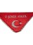 Kırmızı Üçgen Pullu- O Şimdi Asker Yazılı Örtü 1