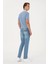 Erkek Açık Mavi Pantolon (Jean) 50304378-DN0021 4