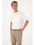 Erkek Krem Tişört 50300125-VR071 3