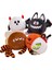 35 cm Cadılar Bayramı Yarasa Kabak Komik Peluş Oyuncak (Yurt Dışından) 1