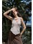 Veilinas Asimetrik Vizon Keten Crop 5