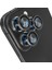 iPhone 13 Pro / 13 Pro Max Kamera Lens Koruyucu ''Safir Cam & Kolay Kurulum'' (Siyah) 2