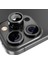 iPhone 13 Pro / 13 Pro Max Kamera Lens Koruyucu ''Safir Cam & Kolay Kurulum'' (Siyah) 3