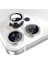 iPhone 13 Pro / 13 Pro Max Kamera Lens Koruyucu ''Safir Cam & Kolay Kurulum'' (Gümüş) 3
