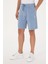 Erkek Mavi Şort (Örme) 50298037-VR036 2