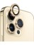 iPhone 13 Pro / 13 Pro Max Kamera Lens Koruyucu ''Safir Cam & Kolay Kurulum'' (Altın) 1