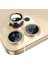 iPhone 13 Pro / 13 Pro Max Kamera Lens Koruyucu ''Safir Cam & Kolay Kurulum'' (Altın) 3