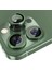 iPhone 13 Pro / 13 Pro Max Kamera Lens Koruyucu ''Safir Cam & Kolay Kurulum'' (Yeşil) 3