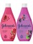 Johnson's Vita-Rich Duş Jeli Seti – 2'li (Nar Çiçeği + Ahududu Özlü) | 2 x 400 ml | Canlandırıcı & Yenileyici Meyve Özlü Duş Keyfi 1