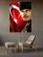 Atatürk Türk Bayrağı Hediyelik Ofis Duvar Süsü Kanvas Tablo Canvas Ölçü Seçmeyi Unutmayınız : ) 1
