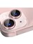 iPhone 13 Kamera Lens Koruyucu (Pembe) 5