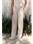Bhioctoria Bej Straplez Crop Pantolon Takım 7