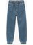 Pamuklu Beli Bağcıklı Jogger Denim Pantolon 1