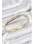 Pirinç Zirkon Taşlı Kelebek Model Gold Renk Kadın Kelepçe - TJ-BB7568 1