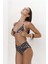 Tahmar Ön Büzgü Detay Leopar Desenli Bikini Altı 2