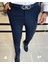 İtalyan kesim slim fit lacivert kumaş pantolon T3486 1