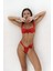 Larasis Çiçek Detaylı Gloplu Kırmızı Bikini Üstü 6