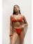 Bagus Kalın Bantlı Brezilyan Kırmızı Bikini Altı 6