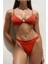 Bagus Kalın Bantlı Brezilyan Kırmızı Bikini Altı 7