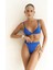 Bagus Kalın Bantlı Brezilyan Mavi Bikini Altı 6