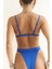 Bagus Kalın Bantlı Brezilyan Mavi Bikini Altı 8