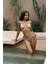 Arief Bağlamalı Gloplu Lila Bikini Üstü 6