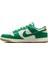 Dunk Low(Malachite Metallic Gold) Leather Unisex Sneaker Hakiki Deri Unisex Günlük Spor Ayakkabı Beyaz Yeşil 2