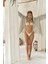 Zahira Ön Halka Detay Straplez Bej Bikini Üstü 6
