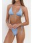 Cahya Bağlamalı Mavi Bikini Altı 8